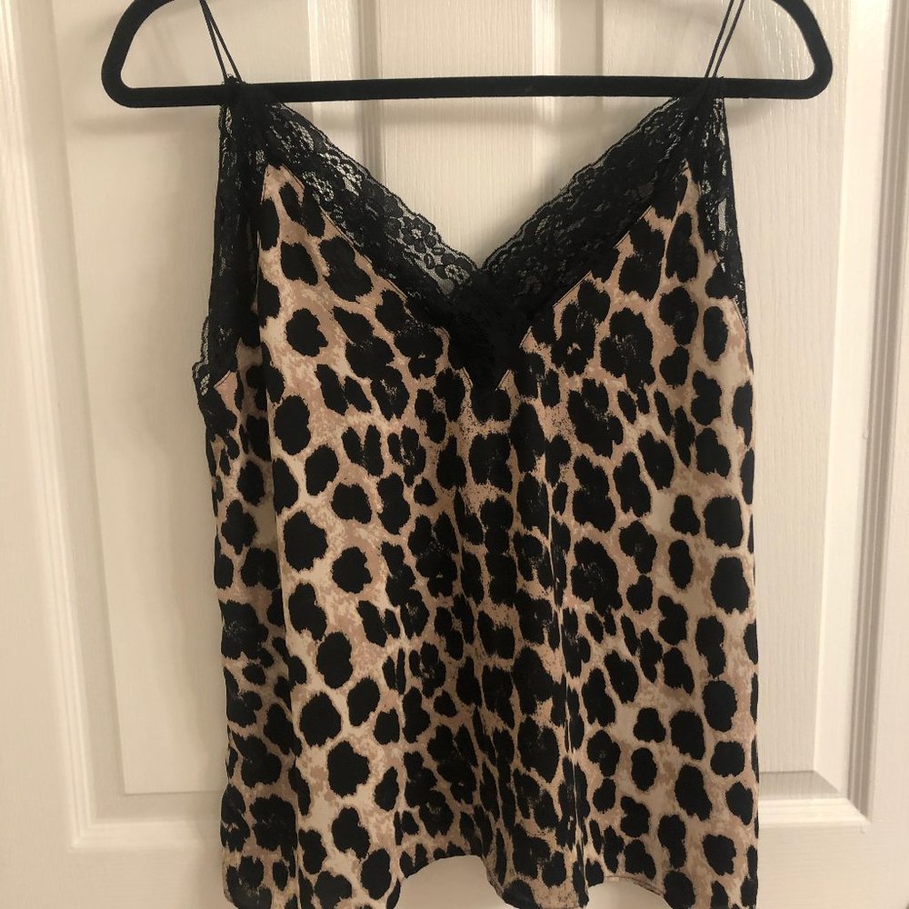 Silk Cheetah Print Cami